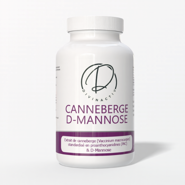 complément alimentaire à base de canneberge et d-mannose