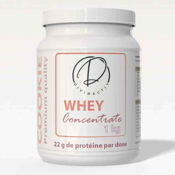 Whey Concentrate Proteine 1 kg Cookie
