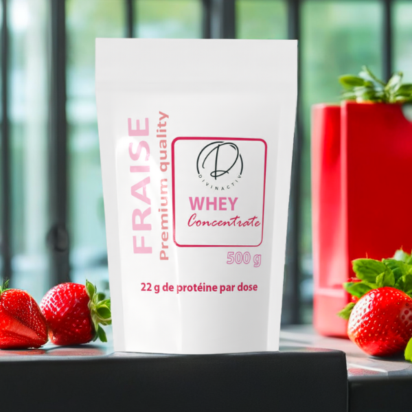 Whey Concentrate Proteine 500 g Fraise – Image 3