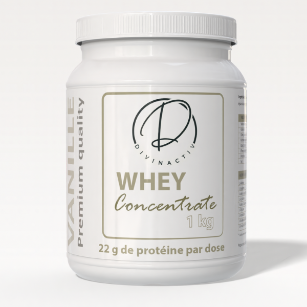 Whey Concentrate Proteine 1 kg Vanille